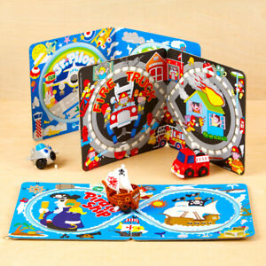 NWT Cupcakes & Cartwheels Get on Board! Wind-UP Vehicle w/ Play Track, Asstd