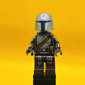 LEGO Star Wars Minifigure The Mandalorian / Din Djarin / Silver Beskar sw1212 - Picture 1 of 5