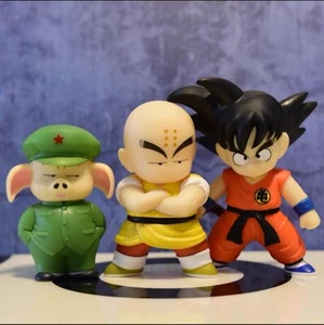 3 Stck. Anime Dragon Ball Z Kindheit Goku Krillin Oolong Actionfigur Spielzeug Geschenk - Bild 1 von 13