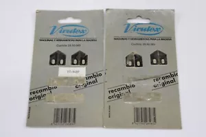 Cuchillas Virutex 2850083 para recortadora de doble borde AU93 - Imagen 1 de 2