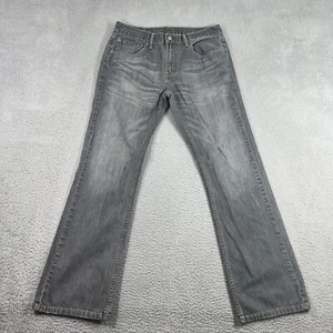 Levi's 527 Jeans Mens 34x32 Low Rise Bootcut Black Denim Pants Retro Western Y2K - Picture 1 of 13