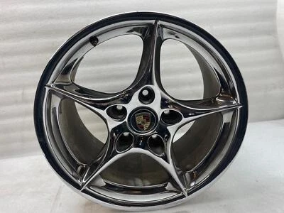 Porsche 911 2004 rueda 18x10 (trasera) 5 radios elevados pulidos 77 k millas Foto 1 de 4