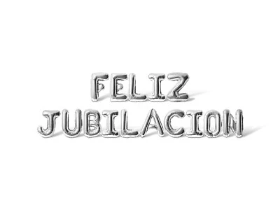 FELIZ JUBILACION Letter Balloon Banner - Retirement Day Party Decorations - Image 1 of 4