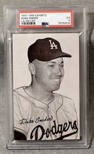 1947-66 Exhibits Duke Snider - LA cap (#213B) – Graded: PSA 5