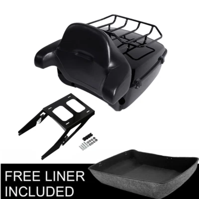 Portaequipajes King y montaje superior 2 aptos para Harley Sport Glide 18-22 Foto 1 de 4