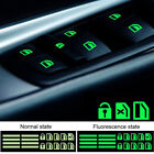 Car Door Window Switch Sticker Luminous Night Safety Car Sticker Accessories