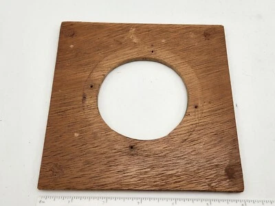 Винтажная квадратная плата объектива диаметром 76 мм с отверстием 6 x 6 дюймов без указания бренда - Изображение 1 из 4