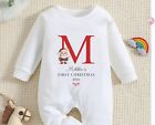 Personalised First Christmas Baby Rompersuit- My First Christmas Sleepsuit