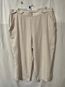 Croft & Barrow Plus Mid Rise Cropped Pants Size 2X - Picture 1 of 5