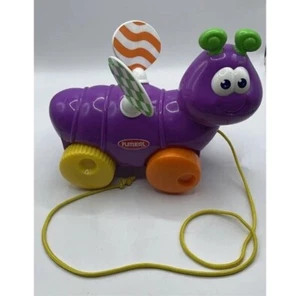 Playskool Vintage Viola Pull 'n Flutter Insetto Ali in Movimento Giocattolo Prescolare Plastica - Foto 1 di 8