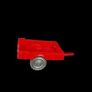 Vintage Lido Toy Trailer Red 40's-50's Plastic - Picture 1 of 12
