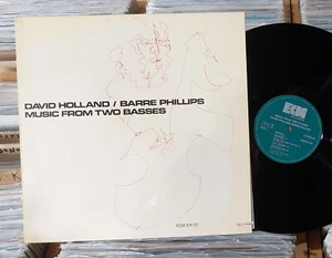 DAVID HOLLAND Barre Phillips MUSIC FROM TWO BASSES 1971 Import LP NearMint Vinyl - Imagen 1 de 4