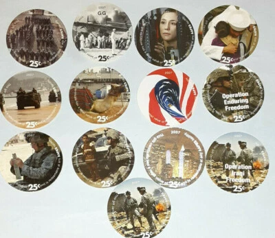 10th Print 25 Cents Set of AAFES  Pogs  in  Extra Fine condtion - Image 1 of 2