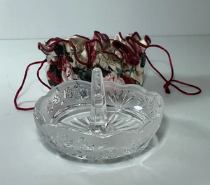 Oneida Kristall Südlicher Garten Ring Halter & Etui 4 Zoll - Bild 1 von 10