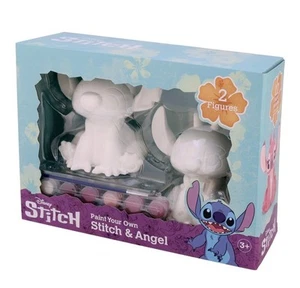 Disney Paint Your Own Stitch & Angel Set – Ceramic Figures + Paints – Kids Arts - Picture 1 of 5