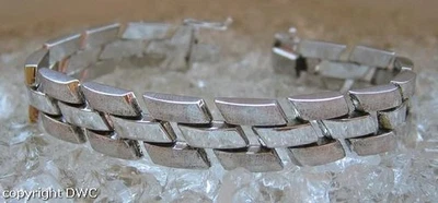 Silberarmband Armband mit Kastenschloss in aus 835 Silber Länge 18,3 cm  - Bild 1 von 4