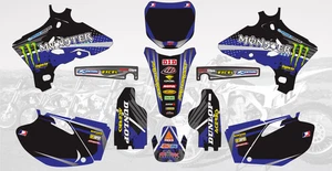 7081 GRAPHICS KIT FOR YAMAHA YZF 250 450 YZ250F YZ450F 2003 2004 2005 - Foto 1 di 1