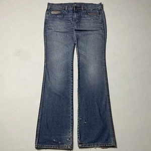 Diesel ZINK L34 Jeans W32 Bootcut Made in Italy 2004 Medium Blue Y2K Vintage - Bild 1 von 16