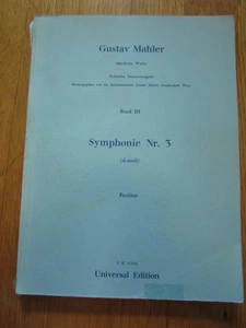 Mahler Symphony No. 3: full score - Picture 1 of 1