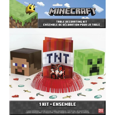 Minecraft Party Table Decorating Kit 1ct Birthday Party Decoration Set - Image 1 of 4