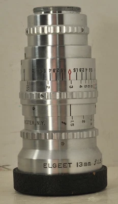 Elgeet 13mm f1.5 Wide Angle Lens for 16mm C Mount *STUCK FOCUS* - Image 1 of 4