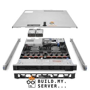 Dell PowerEdge R640 Server 2.10Ghz 16-Core 48GB RAM 2x 1.6TB SSD 6x Caddies - Picture 1 of 5