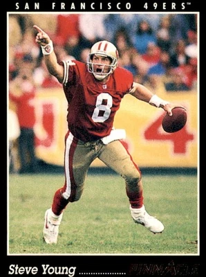 1993 Pinnacle - Steve Young #255 - Image 1 of 2