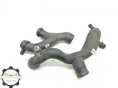 2016-2020 JAGUAR XF 3.0L ENGINE COOLANT WATER OUTLET PIPE TUBE SET X2 OEM - Image 1 of 4
