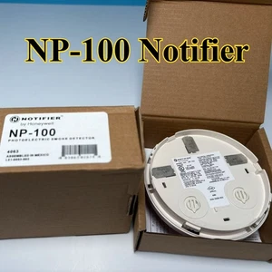 NP-100 Notifier Photoelectric Smoke Detector Fire Alarm NP 100 Fast Ship - Picture 1 of 5