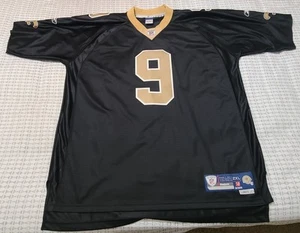 Reebok New Orleans Saints Drew Brees #9 Equipment On Field NFL Jersey 2XL Length - Picture 1 of 12
