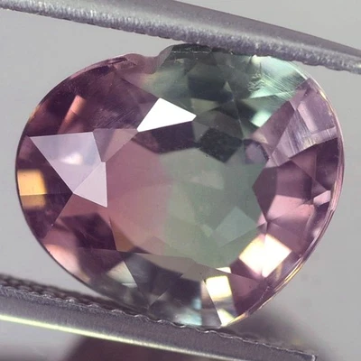 4.64CT LOVELY VVS HEART UNHEATED BI COLOR WATERMELON TOURMALINE NATURAL - Image 1 of 3