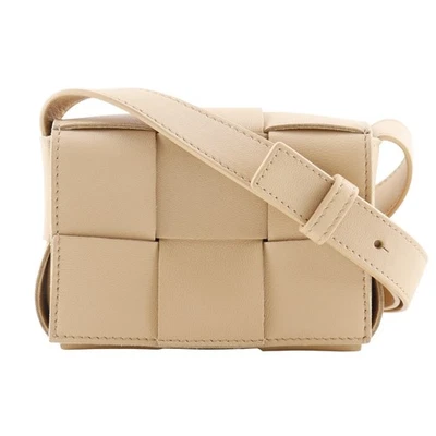Bolso de Hombro BOTTEGAVENETA Candy Cassette 666688 VMAY1 Intrecciato Beige L... Foto 1 de 4