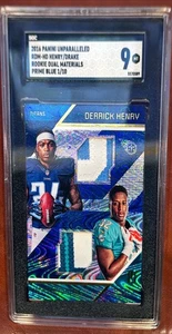 2016 Panini Unparalleld Derrick Henry/Drake Rookie Patch Blue /10 SGC 9 *6959 - Bild 1 von 1