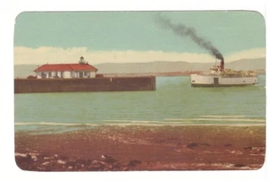 La Quai, The Docks, Riviere Du Loup, Quebec Vintage Chrome PECO Postcard - Bild 1 von 2