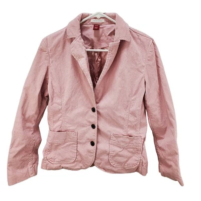 Chaqueta Blazer Logg H&M Pana Mujer 10 Rosa Manga Larga Bolsillos con Botones Top Foto 1 de 4