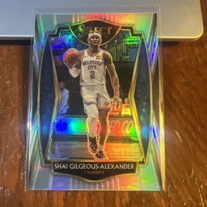 Shai Gilgeous-Alexander 2020-21 Panini Select Premier Level Silver #119 SGA - Picture 1 of 6
