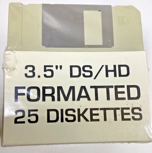 IBM formatted 3.5 inch DS/HDDiskettes/25 new unopened pack - Bild 1 von 5