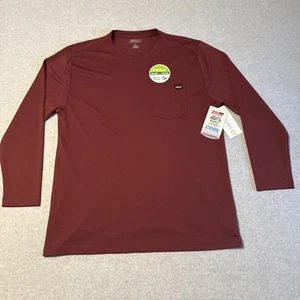 Dickies Long Sleeve Pocket Tee L Silvadur Burgundy - Bild 1 von 14
