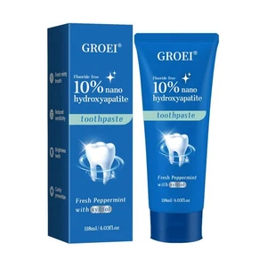 10% Nano Hydroxyapatite Toothpaste Enamel Protection White Tooth Fresh Bre - Picture 1 of 13