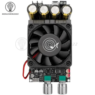 DC18-50V ZK-6001 Subwoofer Amplifier Board Single Channel 600W Volume Adjustment - Image 1 of 4