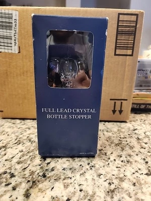 Полотенце полный свинец кристалл слон бутылка пробка сделано в Австрии в оригинальной коробке - Изображение 1 из 4