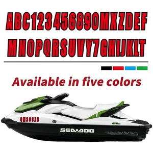 Boat Registration number Alpha-Numeric Registration Identification Sticker Decal - Bild 1 von 5