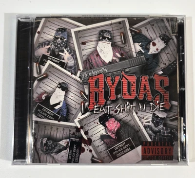 PSYCHOPATHIC RYDAS EAT SHIT N DIE NEW SEALED CD Insane Clown Posse/ICP TWIZTID Foto 1 de 2