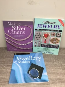 Jewelry making and Identification book lot of 3 books silver chains, - Bild 1 von 4