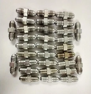 1/4" JIC TO 1/4" JIC STRAIGHT UNION FITTINGS (LOT OF 31) 2403-04-04 - Picture 1 of 3