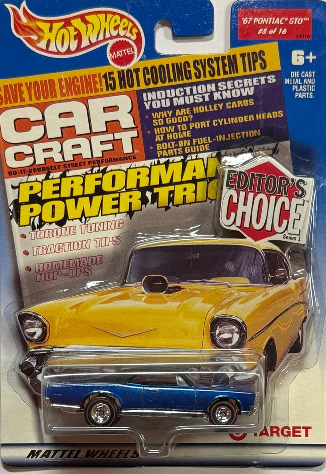 Hot Wheels Editors Choice Series 1  '67 Pontiac GTO Blue #5 of 16 Target - Image 1 of 1