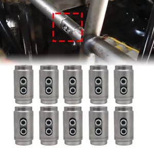 10 Pack 1-3/4" Weld In Tube Connectors Roll Cage Bungs for .095 & .120 Wall - Picture 1 of 7