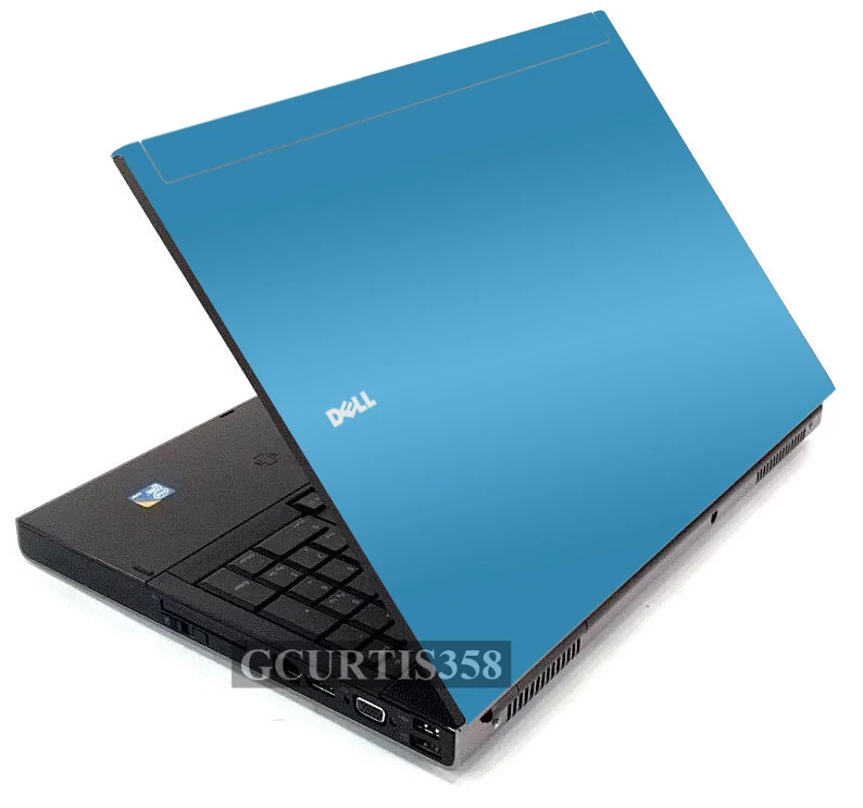 SKY BLUE Vinyl Lid Skin Cover Decal fits Dell Precision M6400 M6500 Laptop - Image 1 of 1