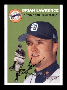 2003 Topps Heritage - Brian Lawrence - On Card Autograph