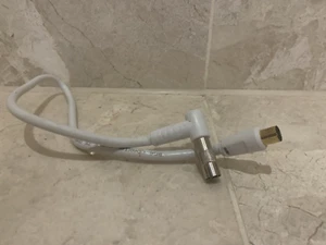 Digital Coaxial TV Aerial Cable Male to Female RF Lead Antenna Wire 21 inches - Picture 1 of 3